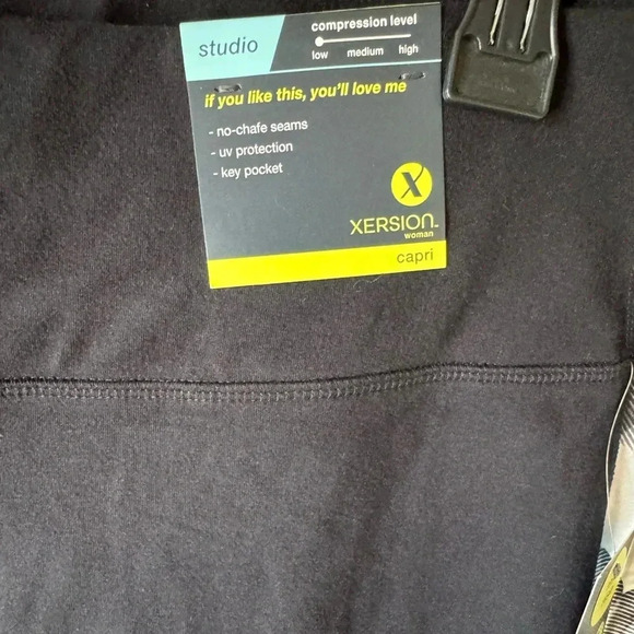Xersion Capri Studio Leggings - Picture 3 of 8